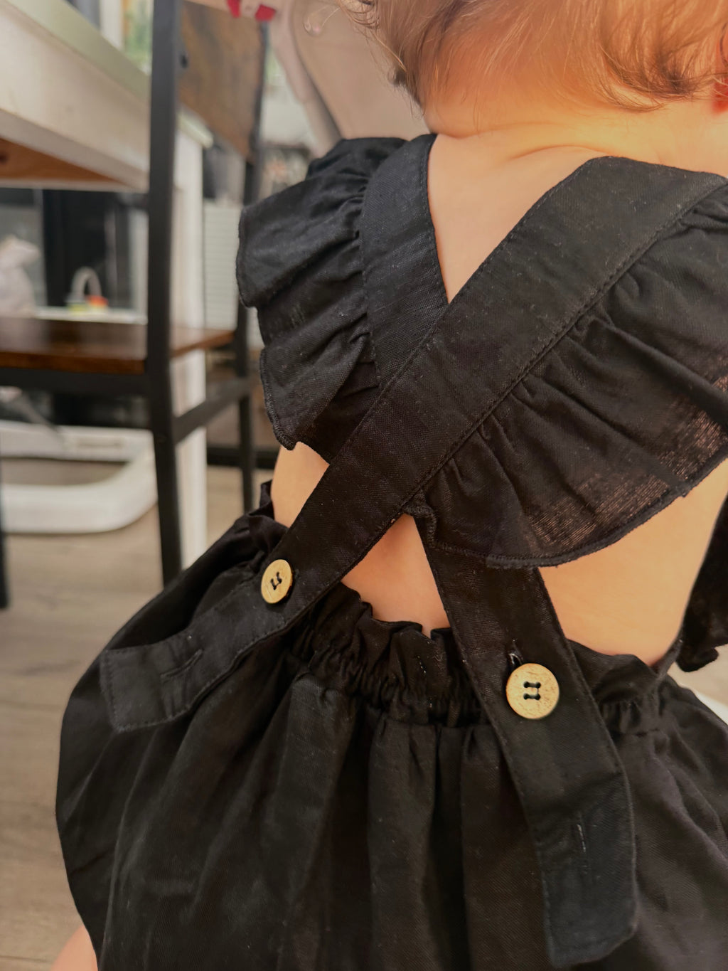 The Mini Linen Romper