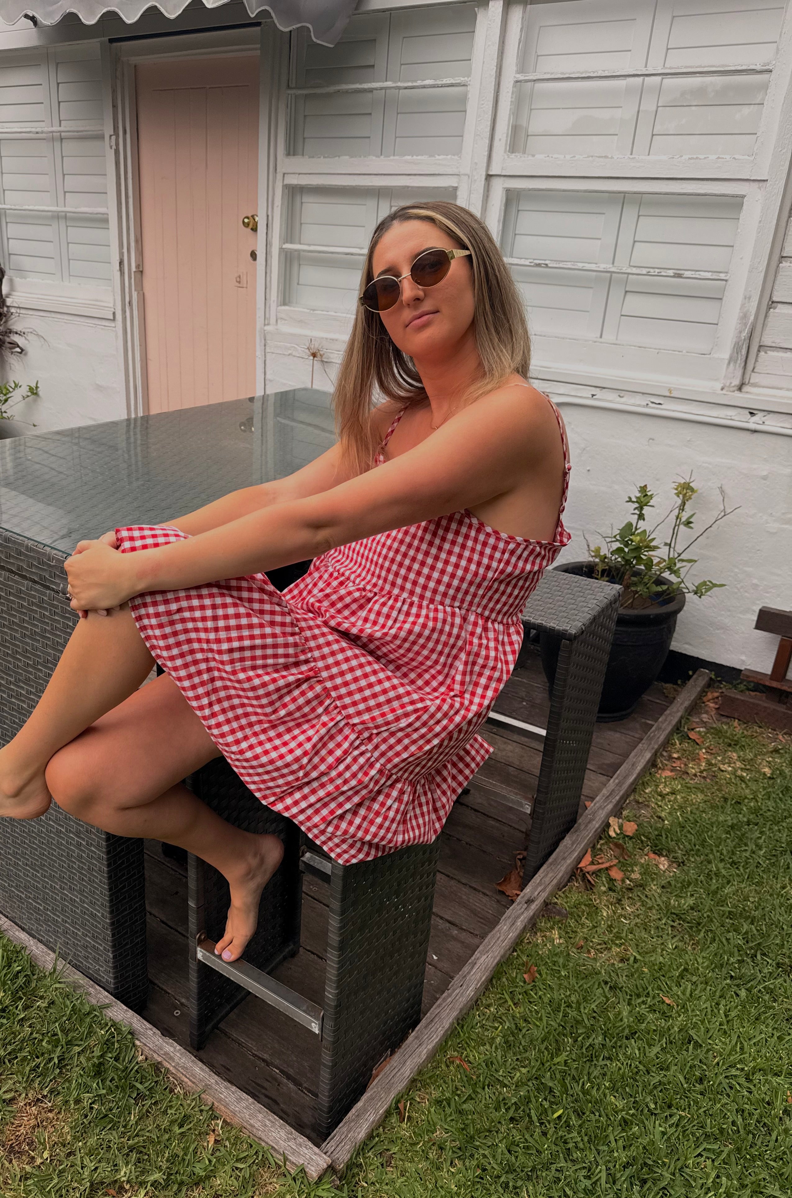 The Mae Gingham Dress