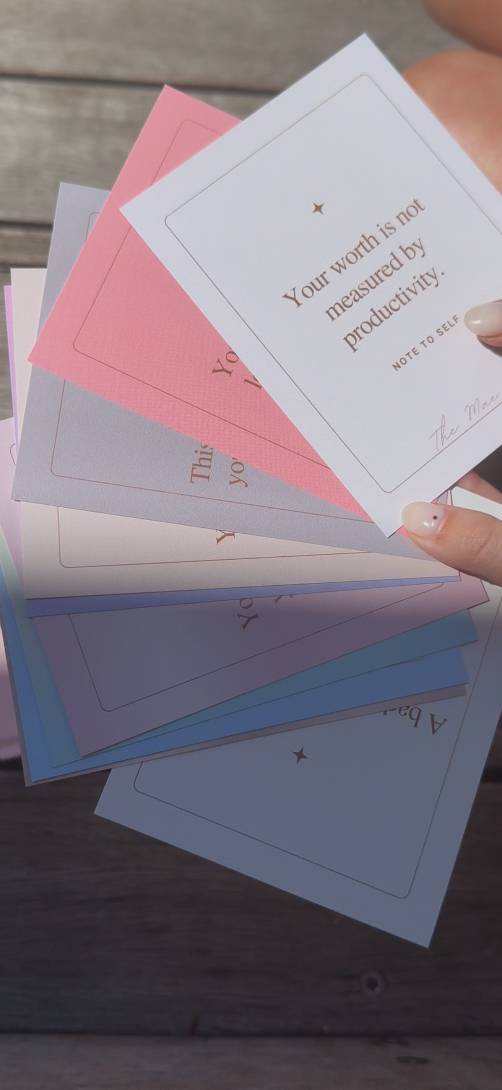 Mae Edit Affirmation Cards - For Mums, By a Mum