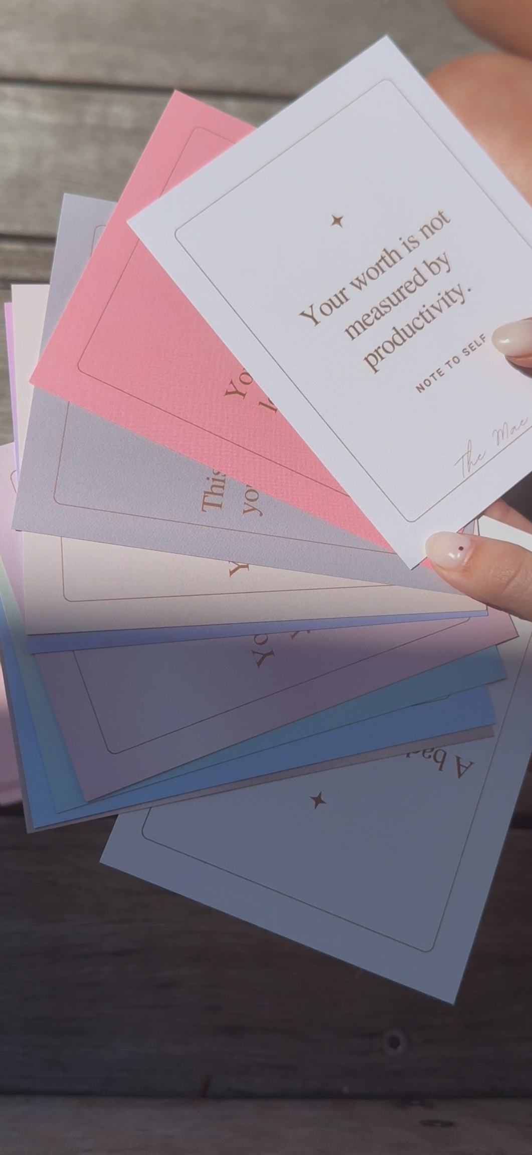 Mae Edit Affirmation Cards - For Mums, By a Mum