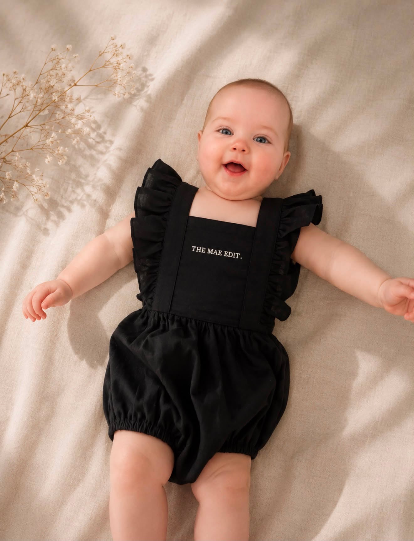 The Mini Linen Romper