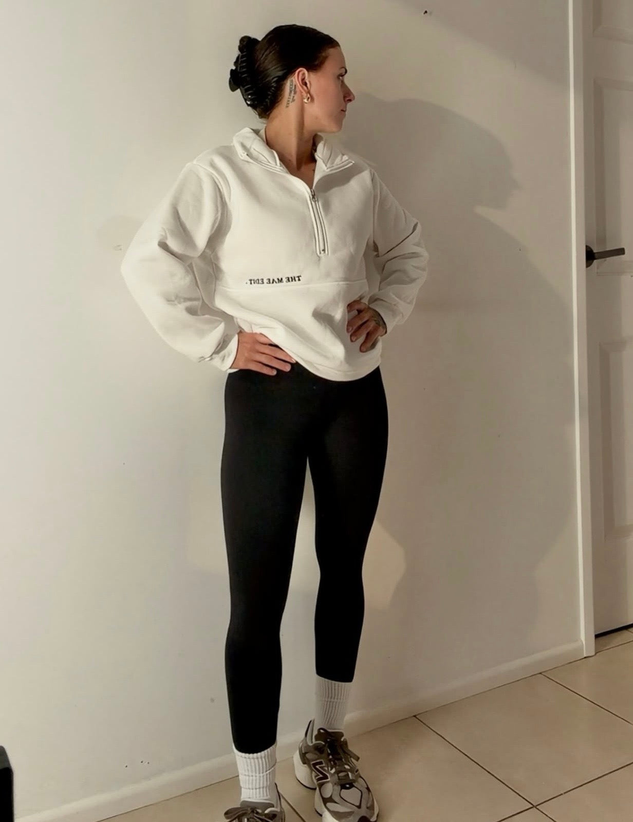 The Mae Half Zip Sweater