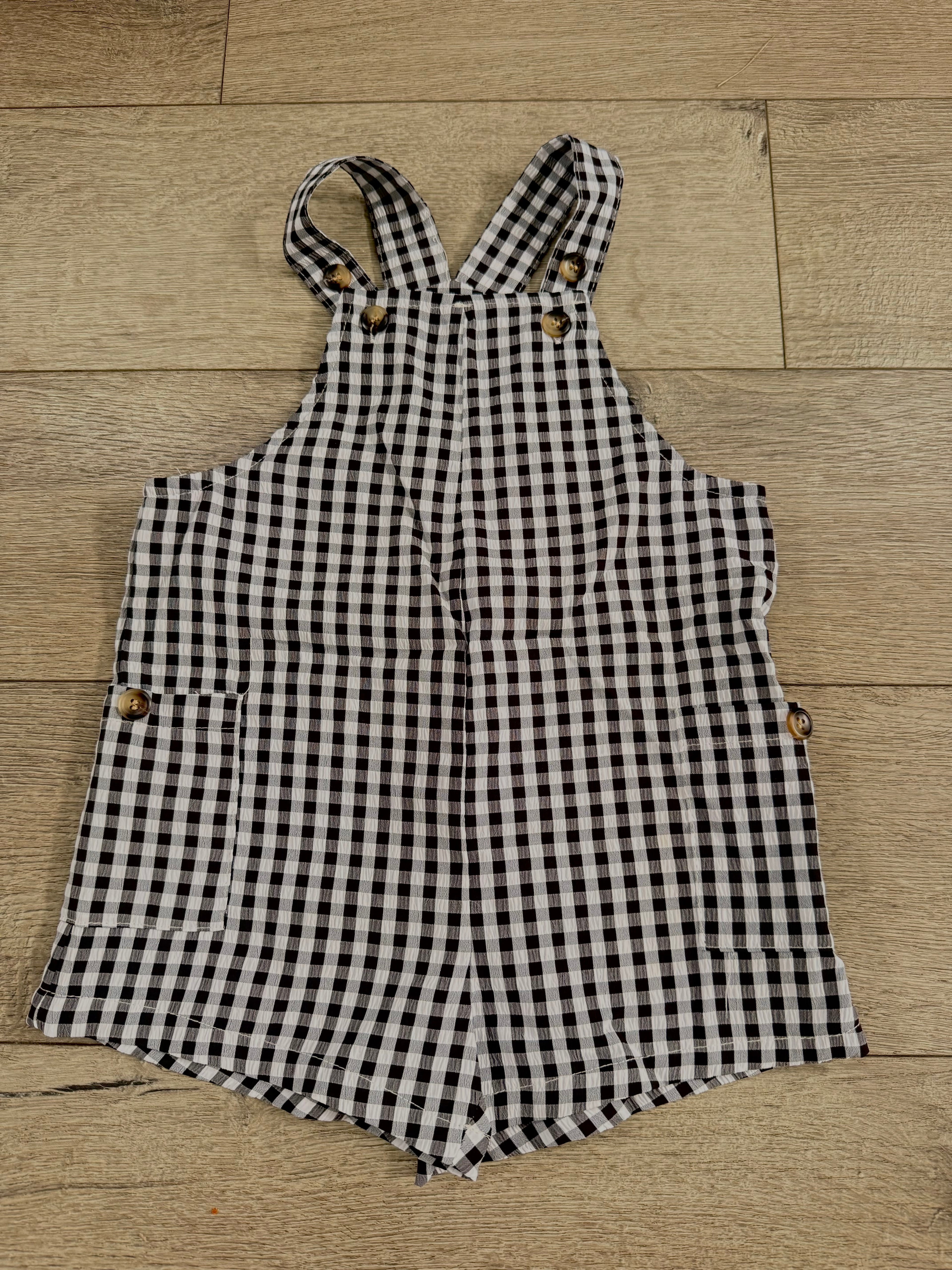 The Mini Gingham Overall