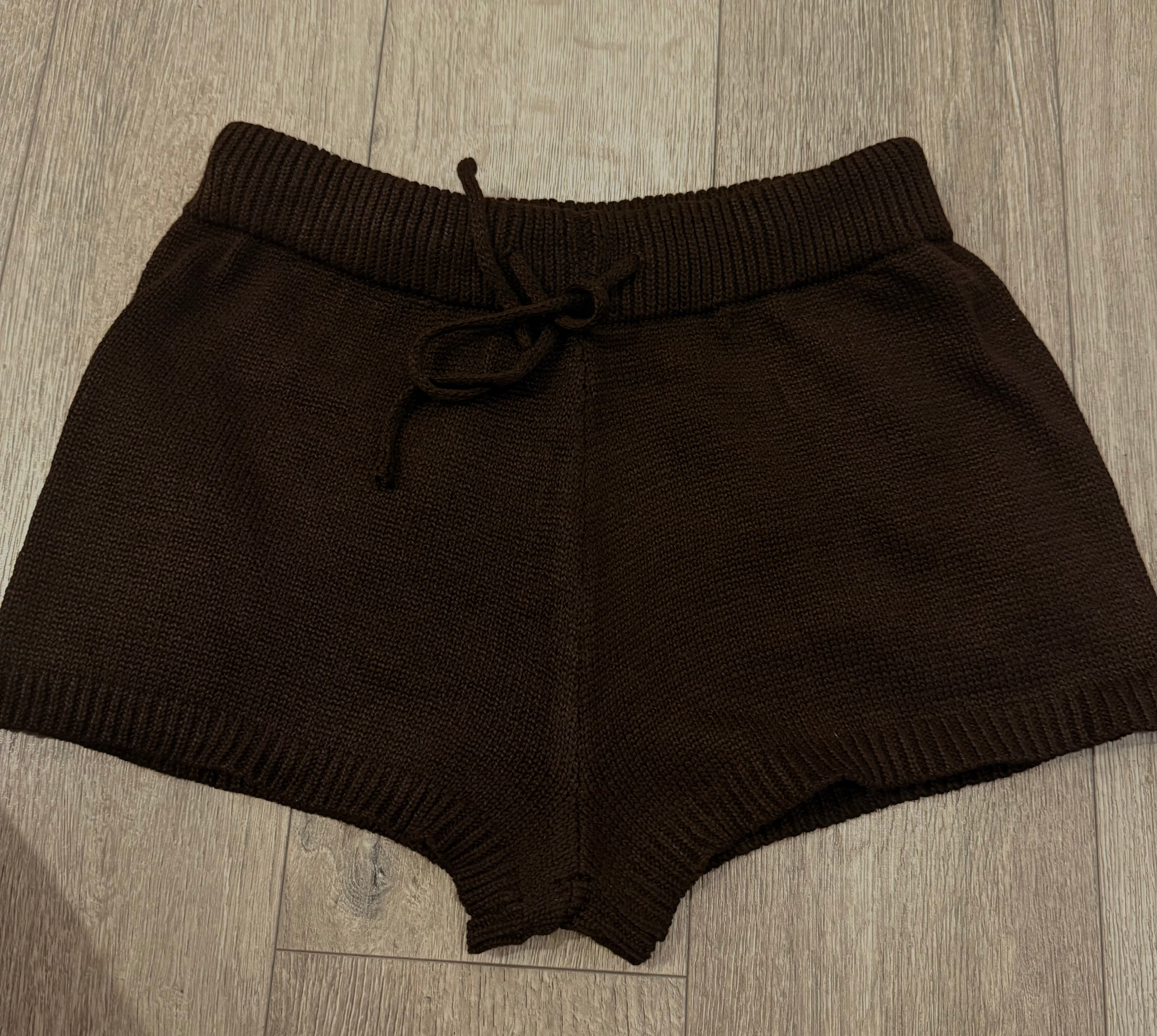 The Mae Cocoa Knit Shorts